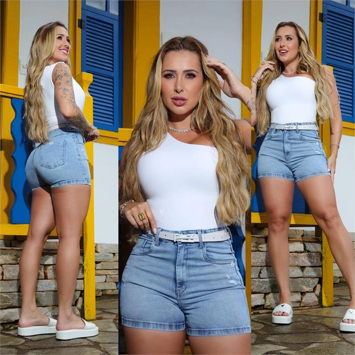 SHORT COM CINTO