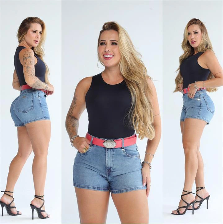 SHORT COM CINTO