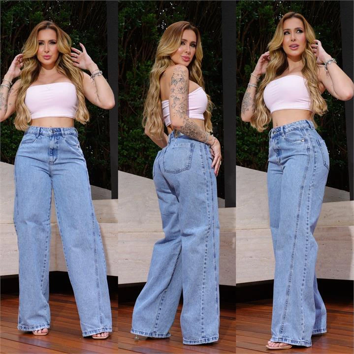 CALÇA WIDE LEG PREMIUM (SEM ELASTANO)