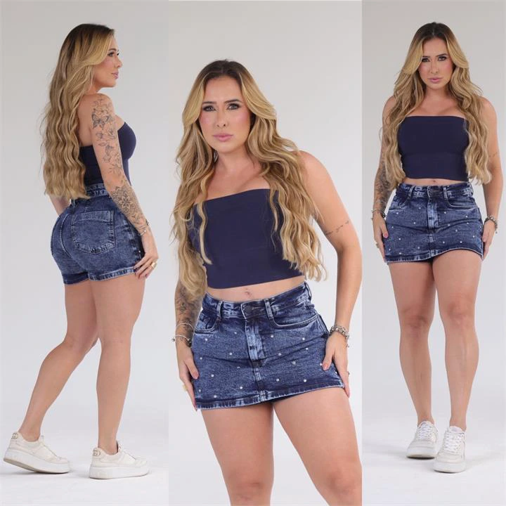 SHORT SAIA (COM STRASS)