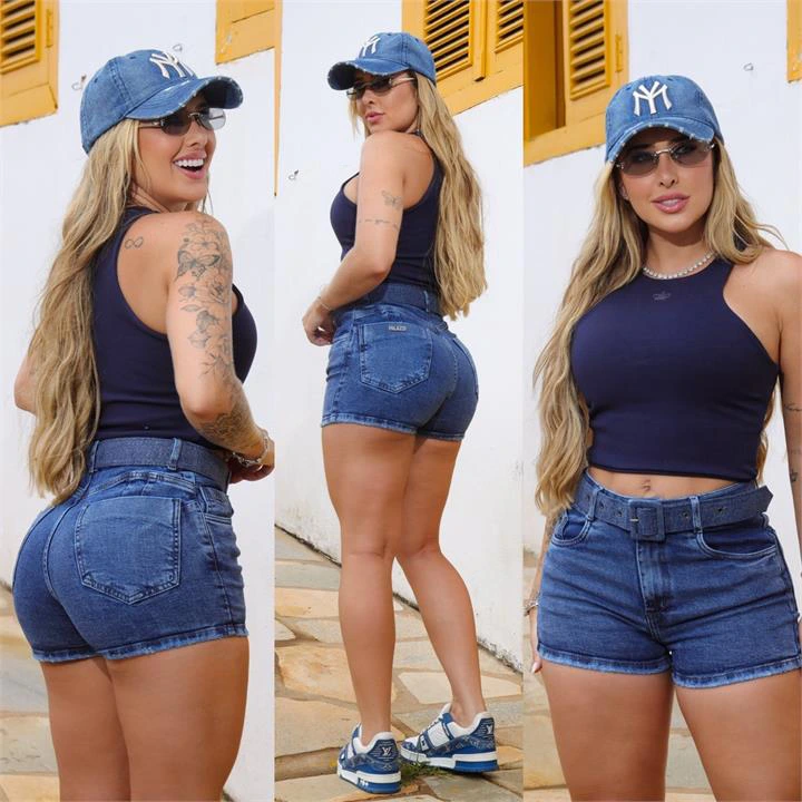 SHORT COM CINTO (ENCAPADO)