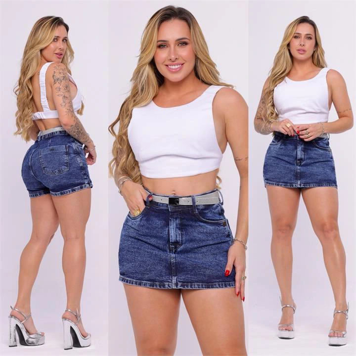 SHORT SAIA COM CINTO