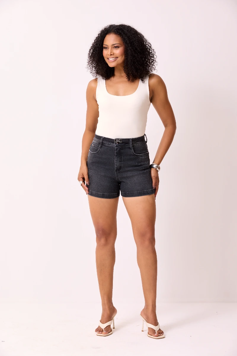 BERMUDA MEIA COXA  BLACK 1