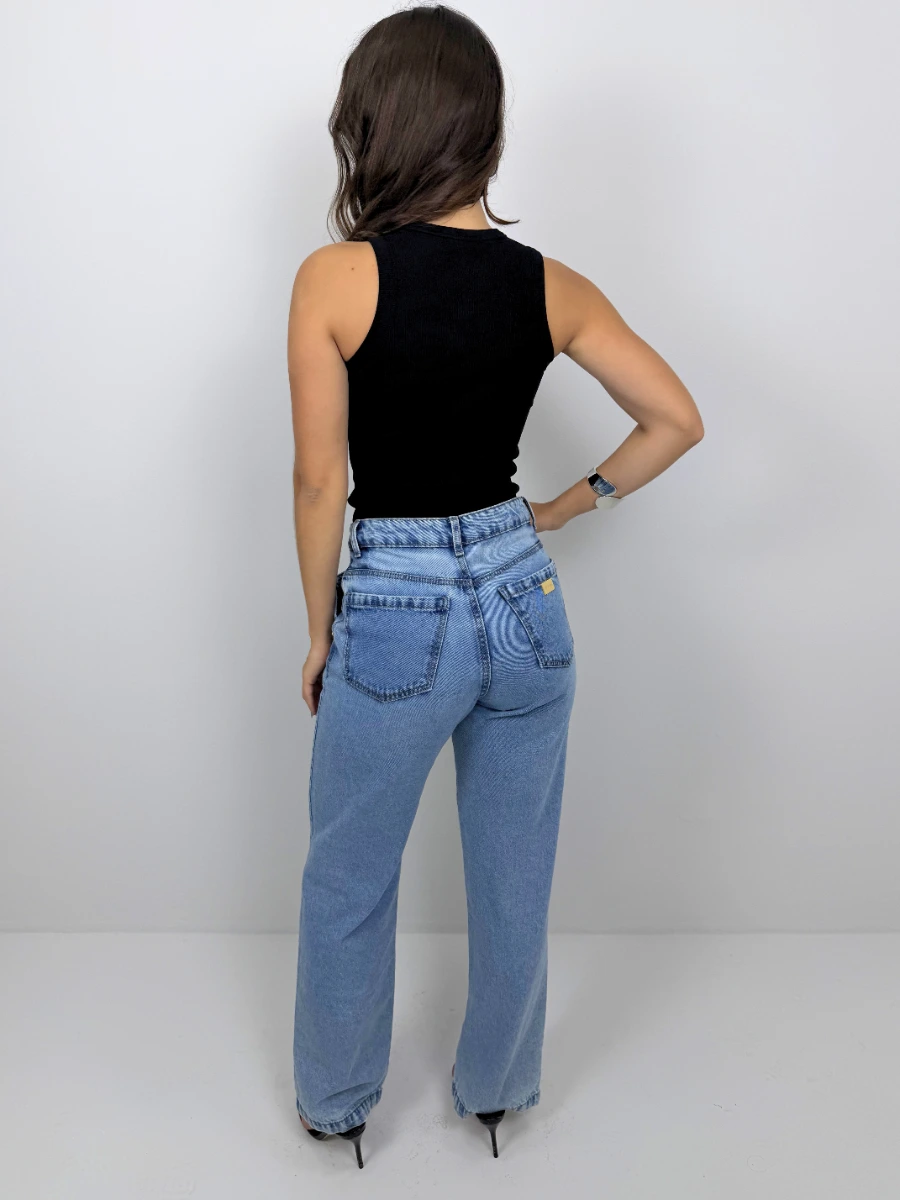 CALÇA WIDE LEG BOLSO FRONTAL 3